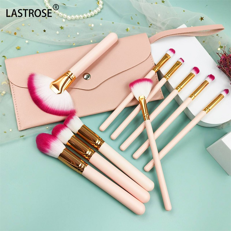 Makeup Brush Set Supplier - Wholesale Private Label Makeup Brush Set 10 Pcs Cosmetic Brush Foundation Blush Eyeshadow