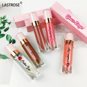 Glossy Moisturizing Lip Gloss Manufacturer - New Trend OEM Glossy Moisturizing Vanilla Flavor Lip Gloss Private Label