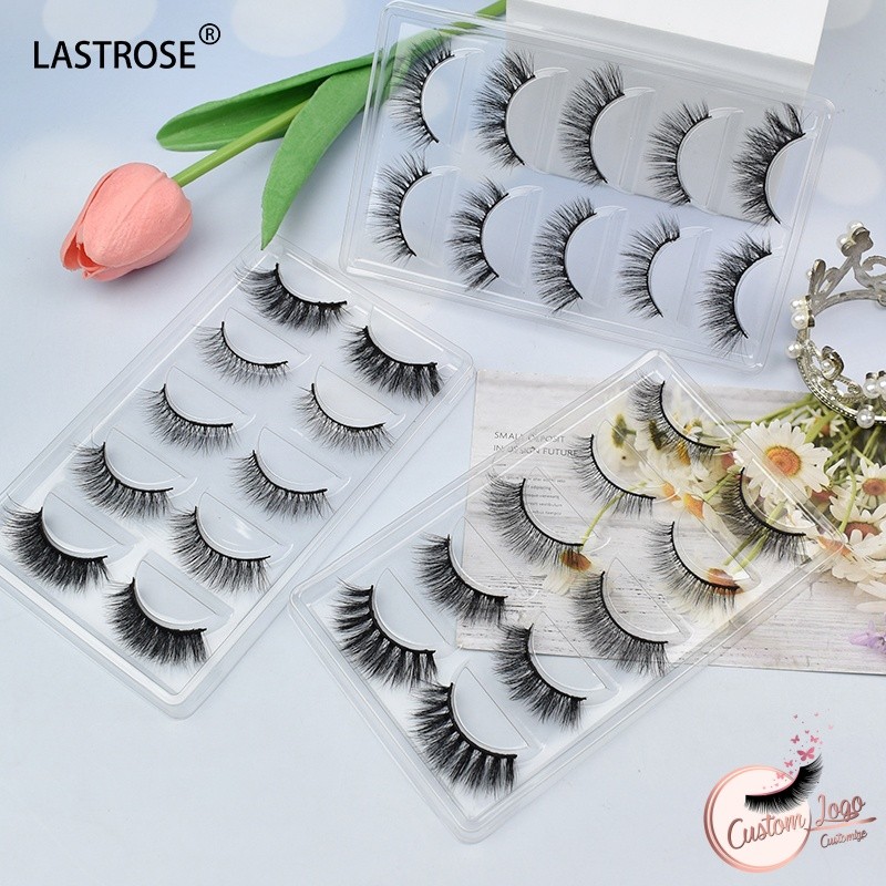 Natural Faux Mink Eyelashes Manufacturer - 15mm Natural Faux Mink Eyelashes 3d Vegan Wholesales Fluffy Full Strip Thick