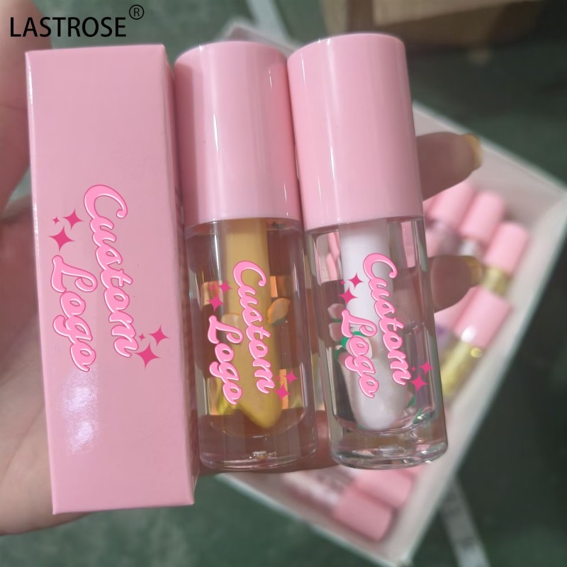 Lip Oil Supplier - Wholesale Liquid Lip Plumper Oil Private Label Big Brush Fruit Lip Oil