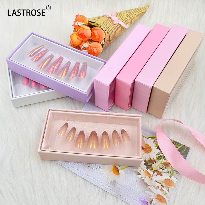 Long Artificial False Nails Manufacturer - New Style Long Artificial False Nails Press on Luxury False Nails Private Logo