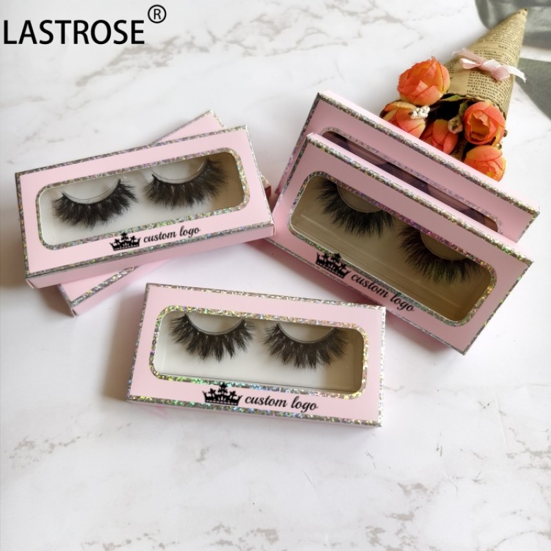 Strip Eyelash Factory - Hot Selling 10 Styles 18mm Brown Mink Strip Eyelashes Cruelty-Free Vegan 3D