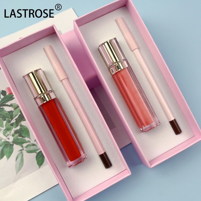 Makeup Gift Kit Supplier - Private Label Matte Lipliner Vegan Liquid Lipstick Makeup Gift Kit High Pigment Lipgloss