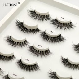 Synthetic Eyelashes Factory - Wholesale Private Label Fake Synthetic Eyelashes Natural Strip Lashes Clear Band