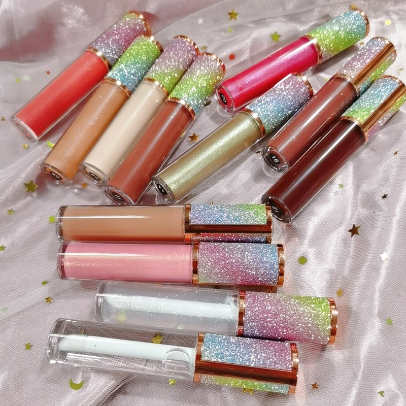 Liquid Diamond Lipstick Factory - Private Label Liquid Diamond Matte Lipstick Glossy Glitter Shiny Shimmer Waterproof Vegan Tinted