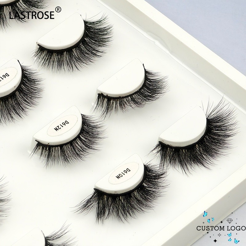 Natural Faux Mink Eyelashes Manufacturer - 15mm Natural Faux Mink Eyelashes 3d Vegan Wholesales Fluffy Full Strip Thick