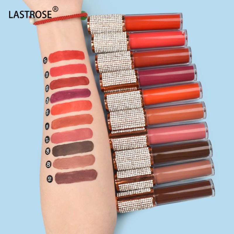 Liquid Lipstick Supplier - Diamond Shimmer Vegan Glossy Clear Nude Pink Lip Gloss Velvet LongLasting