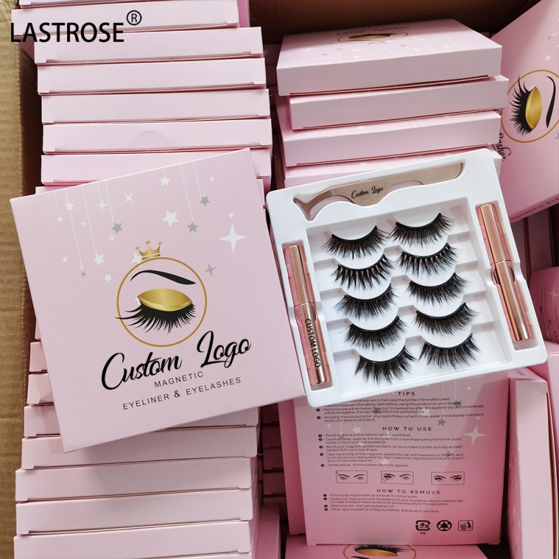 Magnetic Lashes Kit Supplier - Natural Fake Lashes Case Magnetic Lashes Liquid Eyeliner Eyelash 3d Magnet False Eyelash