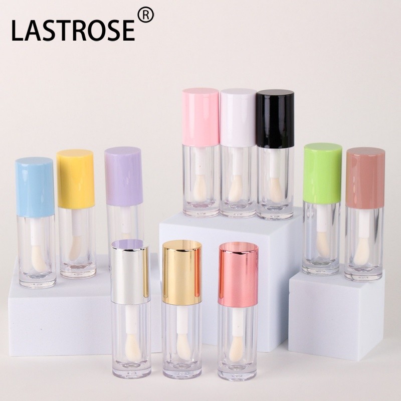 Empty Lipgloss Tubes Supplier - Hot Selling Popular Silver Empty Luxury Lipgloss Tubes Private Label Big Brush Wand Lipgloss