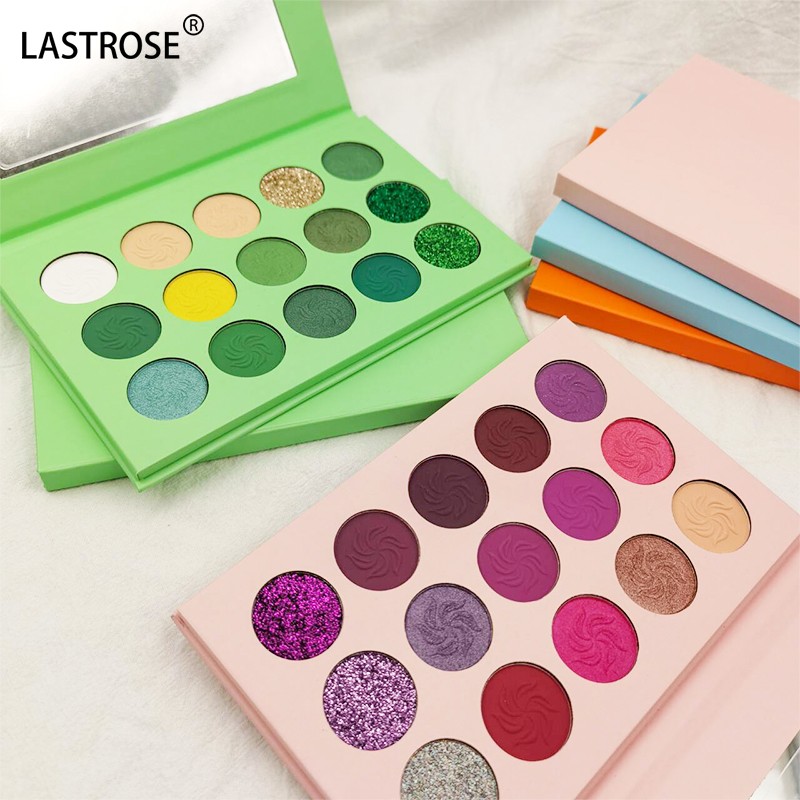 Eye Shadow Palette Manufacturer - High Pigment 15 Colors Waterproof Long Lasting Eye Shadow Private Label Pressed Powder Eyeshadow Palette