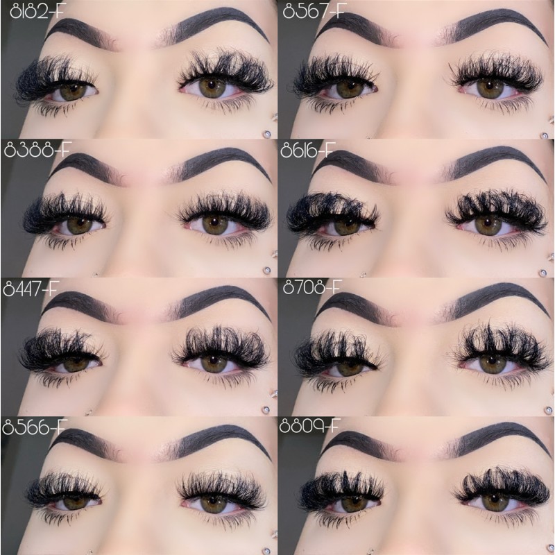 Eyelash Kit Supplier - 20mm Vegan Faux Mink Lashes 5 Pairs Eyelash Kit Wholesale Eyelash Vendor D Curl