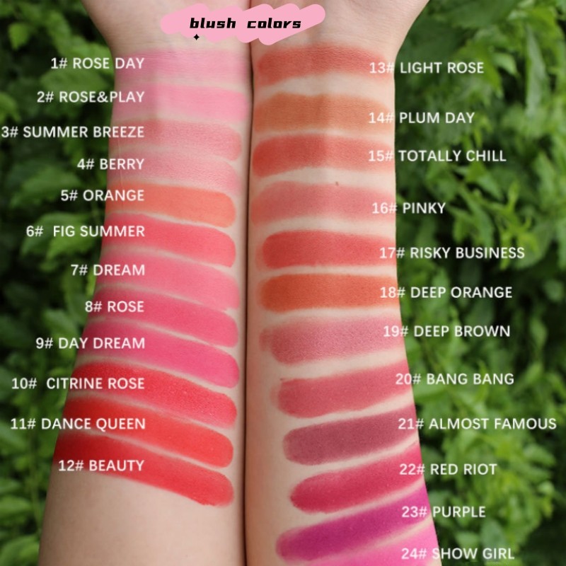 Blush Palette Factory - Wholesale Waterproof Long Lasting Makeup Blush Palette Private Label Press Beauty Powder Blush for DIY