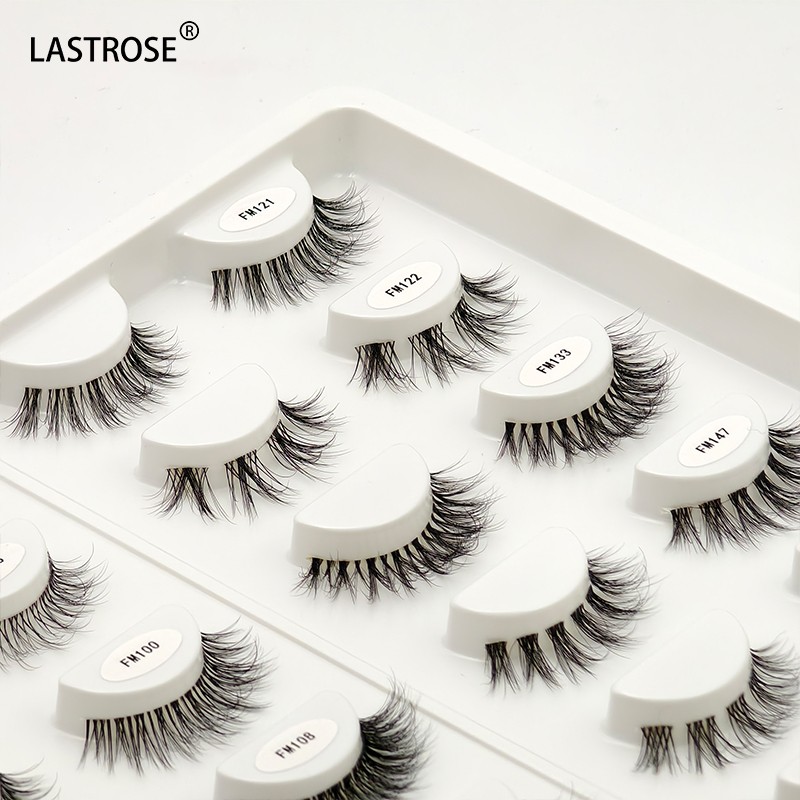 Full Strip Lashes Supplier - New High Quality Clear Band Lashes Faux Mink Eyelashes Vegan Full Strip Lashes Invisible Band