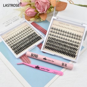 DIY Segmented Cluster Eyelash Manufacturer - Wholesale DIY Segmented Cluster Eyelash Extension Mix Sizes 8-16mm Diy Lash