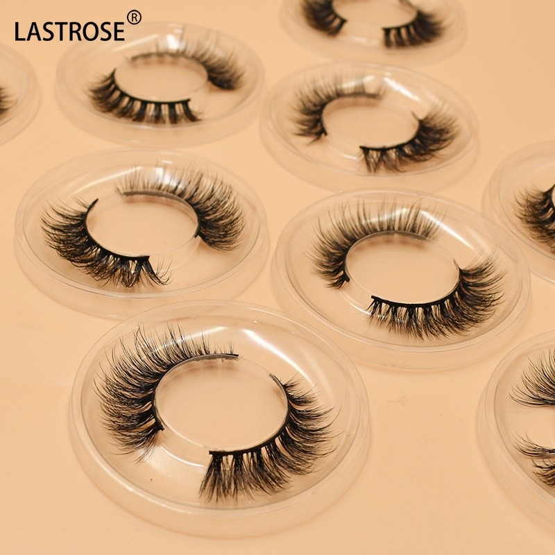 Faux Mink Eyelashes Manufacturer - Wholesale 3D 5D Faux Mink Eyelashes 12 Colors Natural Style Vegan False Eyelashes