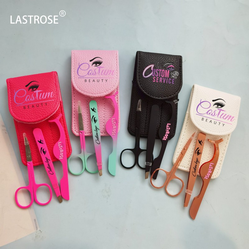 Lash Tool Sets Factory - Wholesale 3 Pieces Lash Tool Sets Pink Eyelash Applicator Private Label Eyelash Tools 8 Colors