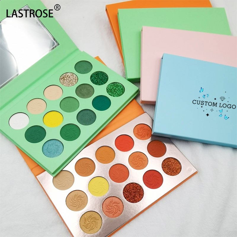 Eye Shadow Palette Manufacturer - High Pigment 15 Colors Waterproof Long Lasting Eye Shadow Private Label Pressed Powder Eyeshadow Palette