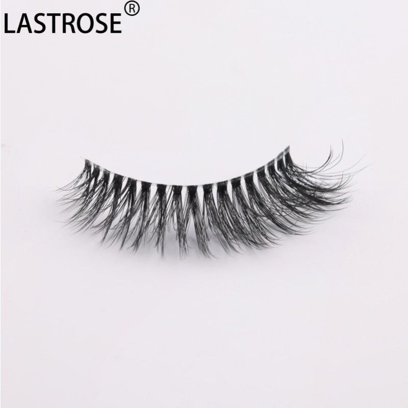 Full Strip Eyelashes Supplier - High Quality Clear Band Wispy False Faux Mink Lashes Natural Full Strip Eyelashes