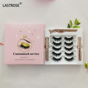Magnetic Lashes Kit Supplier - Natural Fake Lashes Case Magnetic Lashes Liquid Eyeliner Eyelash 3d Magnet False Eyelash