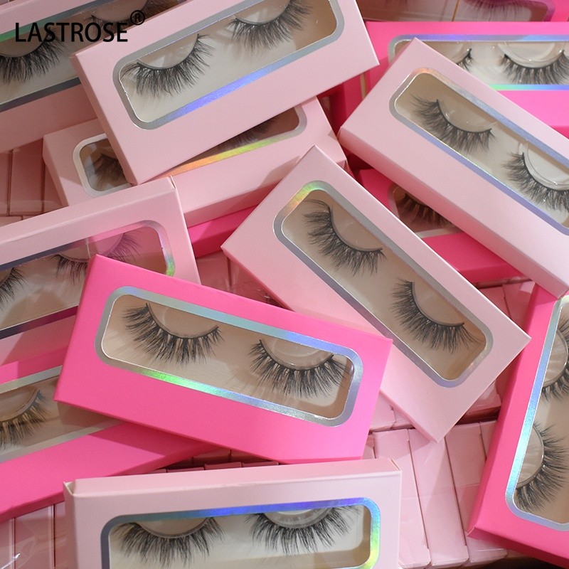 Faux Mink Eyelashes Manufacturer - Wholesale 3D 5D Faux Mink Eyelashes 12 Colors Natural Style Vegan False Eyelashes
