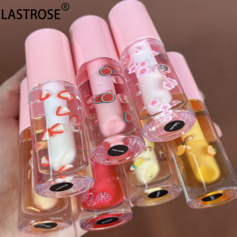 Lip Oil Supplier - Wholesale Liquid Lip Plumper Oil Private Label Big Brush Fruit Lip Oil