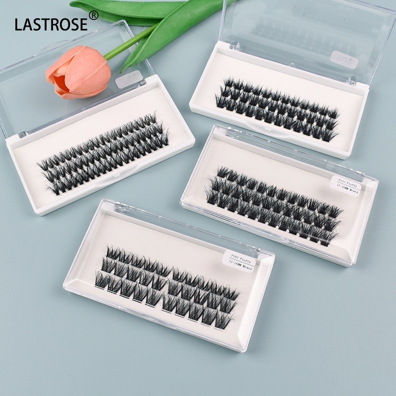 Cluster Eyelash Extension Supplier - 8-16mm DIY Cluster Eyelash Extension Pre Cut Segmented Eyelash Extension Faux