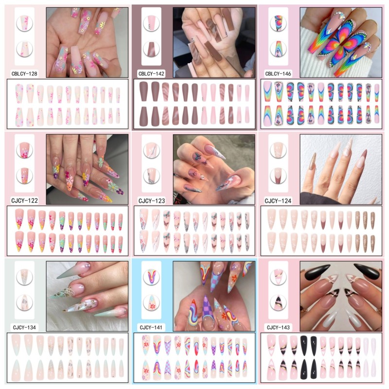 Artificial Fingernails Manufacturer - Luxury Artificial Fingernails Press on Nail for Girls Own Brand Artificial False Nails