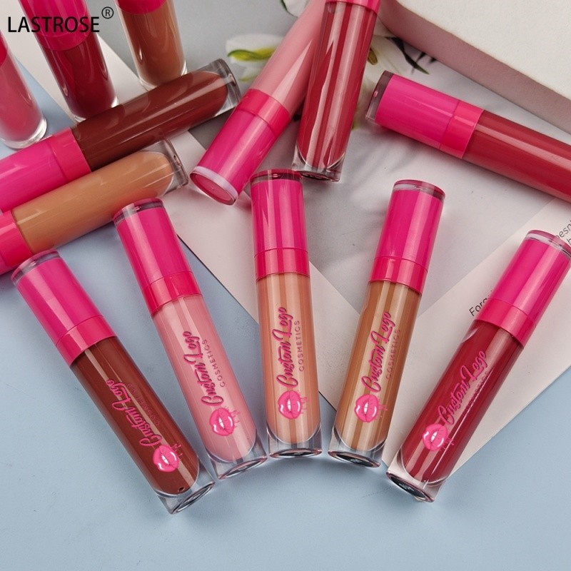 Waterproof Lipgloss Manufacturer - Private Label OEM 60 Colors Waterproof Lipgloss Wholesale Vegan Liquid Lipstick