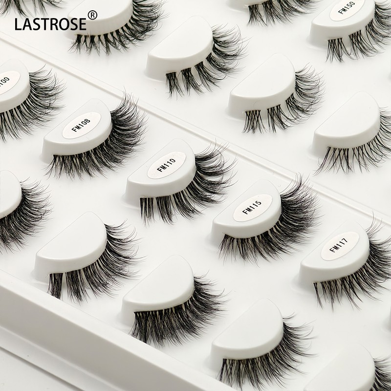 Invisible Band Lashes Manufacturer - Soft Clear Band Vegan Faux Mink Lashes Wholesale Invisible Band Full Strip Lashes