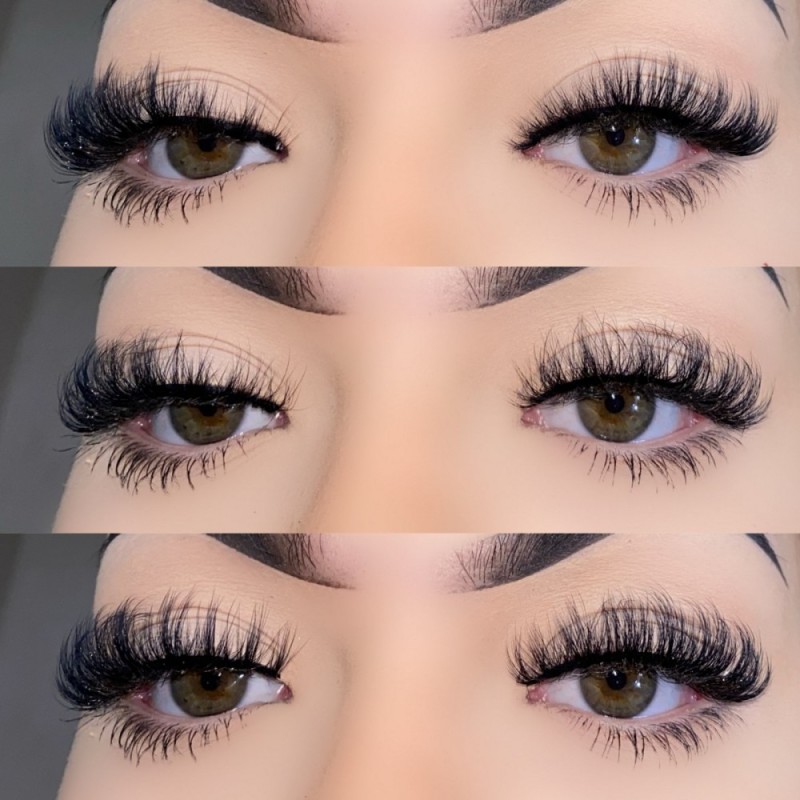 Russian Curl Eyelashes Supplier - Latest Model 25MM Russian Curl Mink Eyelashes Self-Adhesive Long Strip