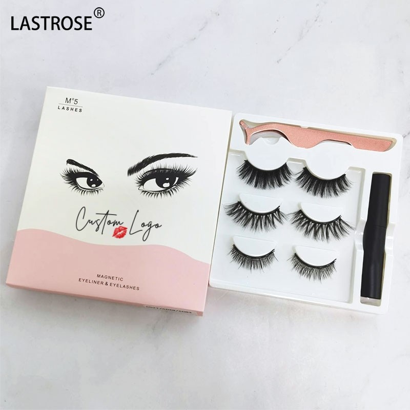 Magnetic Eyelash Kit Supplier - Wholesale Silk Magnetic 5 Pairs Eyelash Kit OEM Wholesale Eyelash Vendor Private Label
