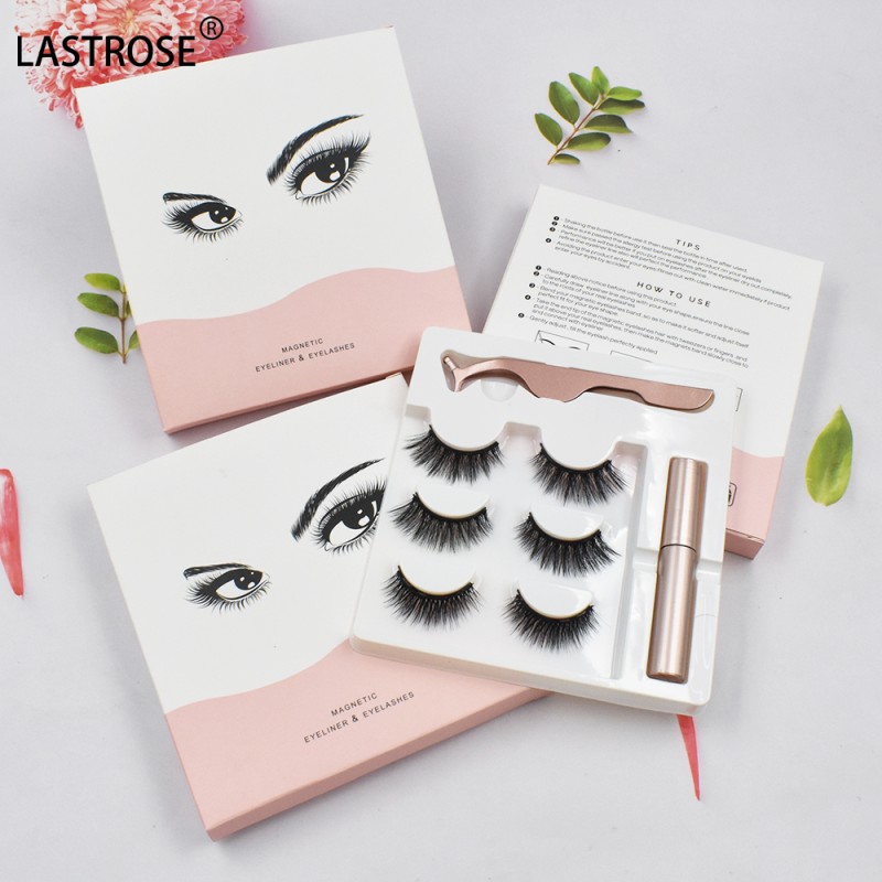 Magnetic Eyelash Kit Factory - Wholesale Private Label Natural Magnetic Eyelashes Set Eyeliner and Magnetic Lashes 3d