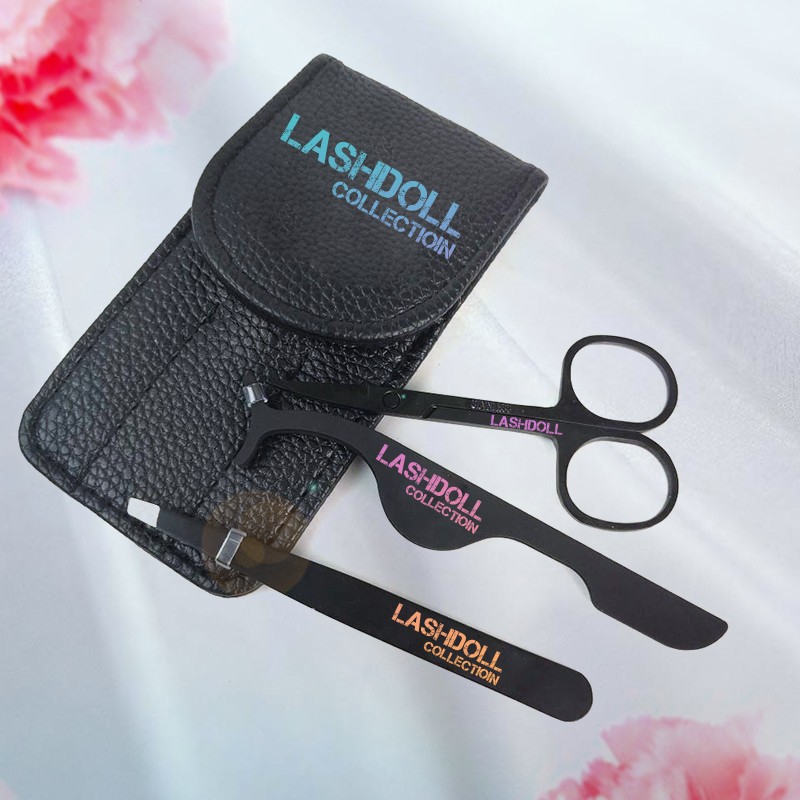 Lash Tool Sets Factory - Wholesale 3 Pieces Lash Tool Sets Pink Eyelash Applicator Private Label Eyelash Tools 8 Colors