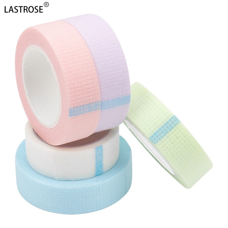 Eyelash Extension Tape Manufacturer - Colorful 9m Eyelash Extension Silicone Gel Sensitive Lash Tape Non Woven