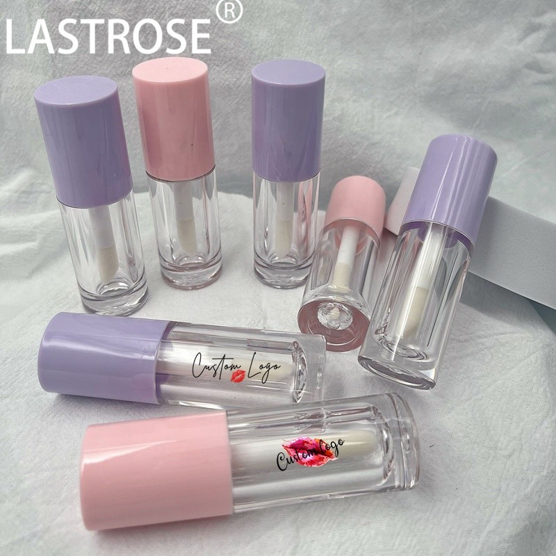 Empty Lipgloss Tubes Supplier - Hot Selling Popular Silver Empty Luxury Lipgloss Tubes Private Label Big Brush Wand Lipgloss
