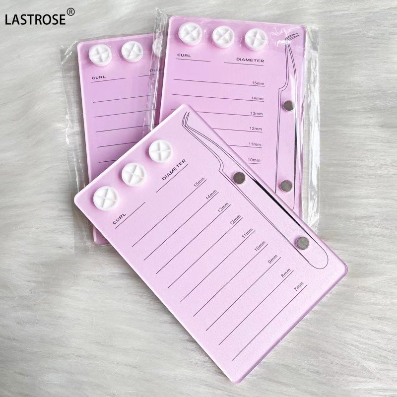 False Eyelash Display Board Supplier - 3 in 1 False Eyelash Display Board Acrylic Lash Tile Glue Holders Magnetic Tweezer Holder
