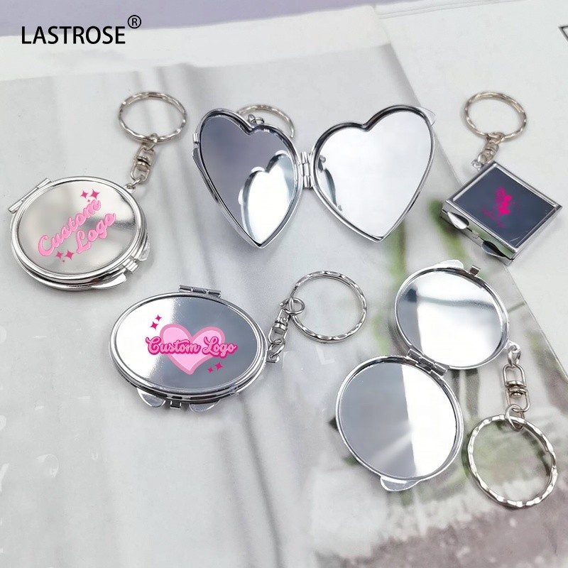 Personalized Makeup Mirror Factory - Small Mirror Portable Metal Mini Double Side Personalized Makeup Mirror