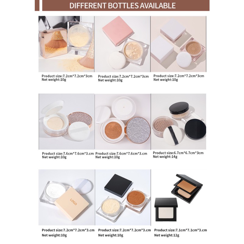 Pressed Powder Manufacturer - 11 Colors Vegan Compact