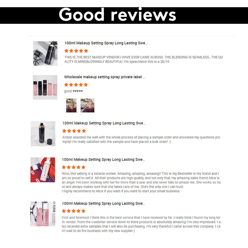 Setting Spray Manufacturer - Luxury Round Matte