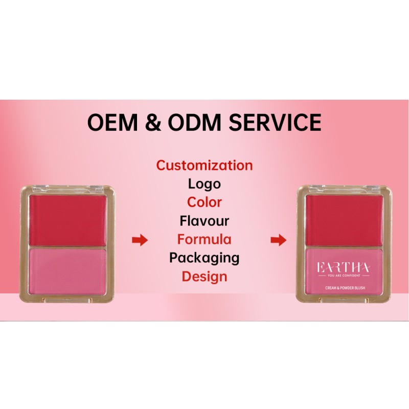 Blush Palette Manufacturer - Custom Vegan Cheek Tint