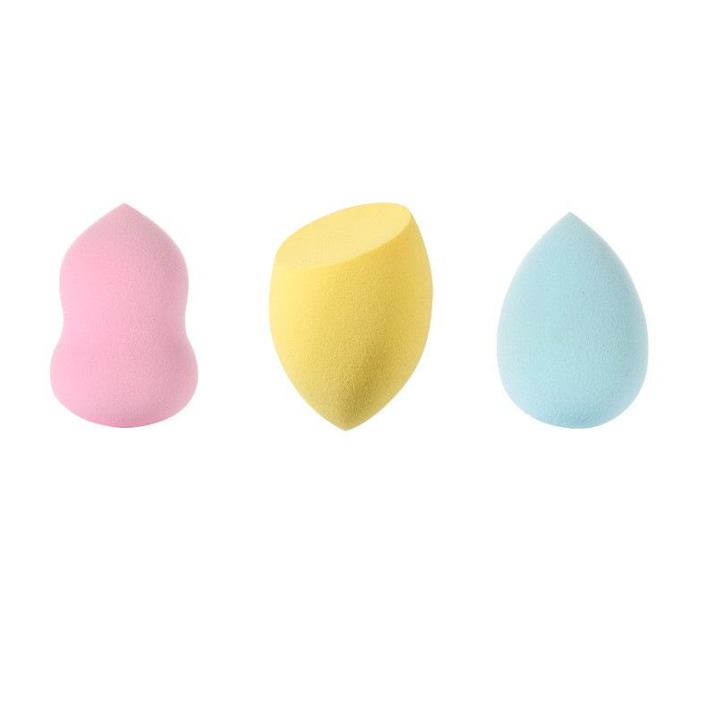 Makeup Sponge Manufacturer - Original Factory Beauty Tool 3 Pcs Large Brown Makeup Sponge