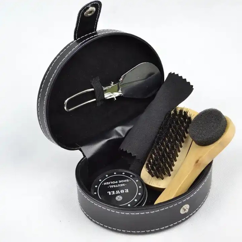 Shoe Care Set Manufacturer - Factory Direct Supply Shoe Shine Set Leather Shoe Care Kit Custom Logo Shoe Care Set