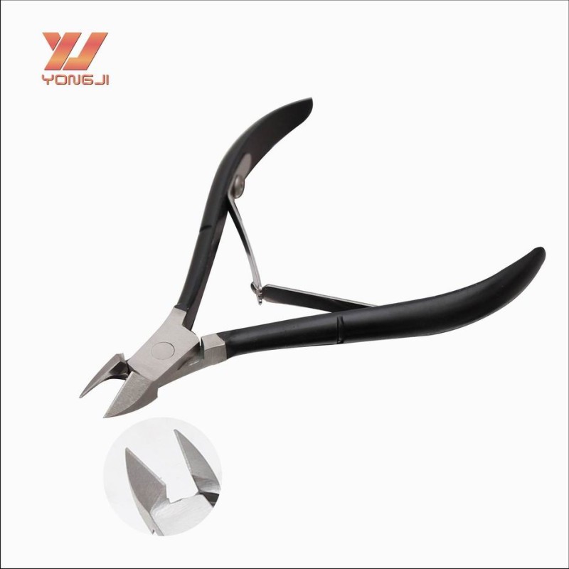 Cuticle Nipper Manufacturer - Factory Hot Sale Professional Black Cuticle Nipper Manicure Tool