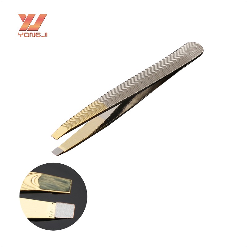 Tweezer Set Supplier - Factory Direct Gold Tweezer Set with Custom Logo Beauty Tool