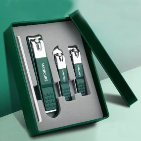 Nail Clipper Set Manufacturer - High Quality 4 Piece Stainless Steel Nail Clipper Set Manicure Tool