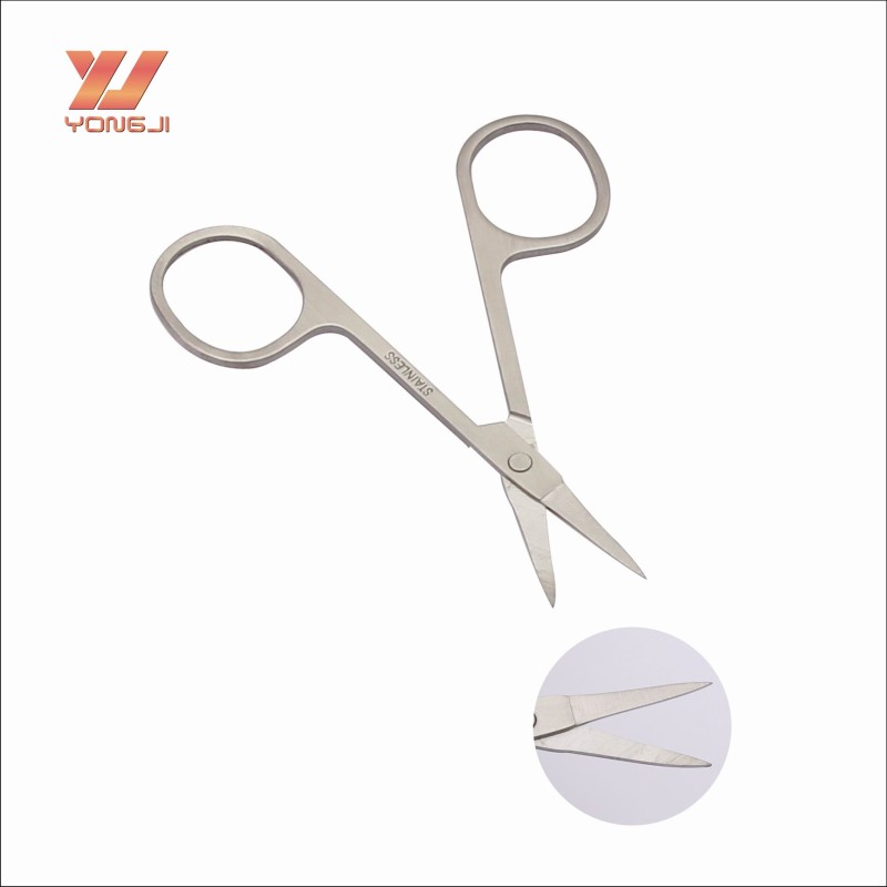 Eyebrow Scissors Manufacturer - Factory Direct Price Silver Eyebrow Scissors Beauty Eyebrow Scissors Manicure Tool