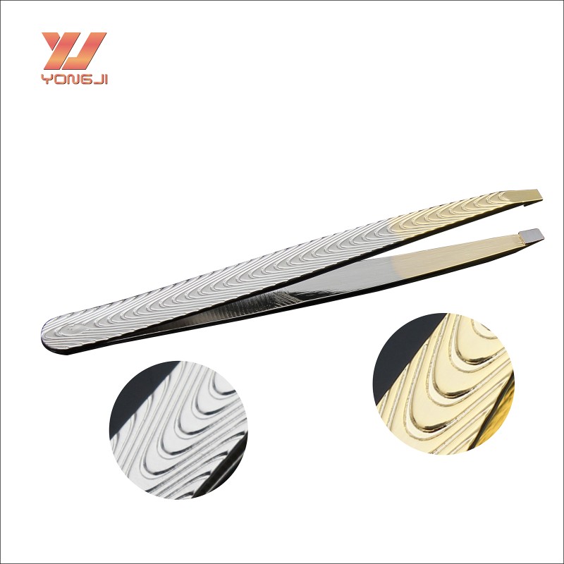 Tweezer Set Supplier - Factory Direct Gold Tweezer Set with Custom Logo Beauty Tool
