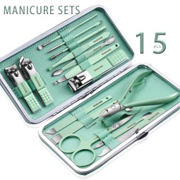 Manicure Set Factory - Factory Direct Price 18 Pieces Nail Clippers Pedicure Kit Beauty Set