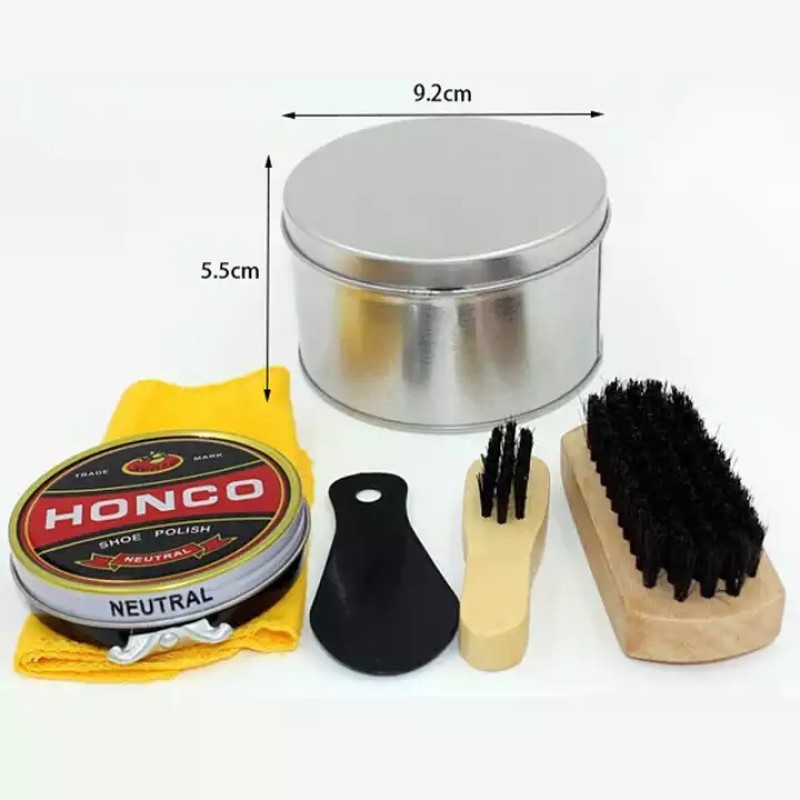 Shoe Polish Set Supplier - Hot Sale Leather Shoe Polish Set Men Shoe Care Tools Shoe Polish Brush Set