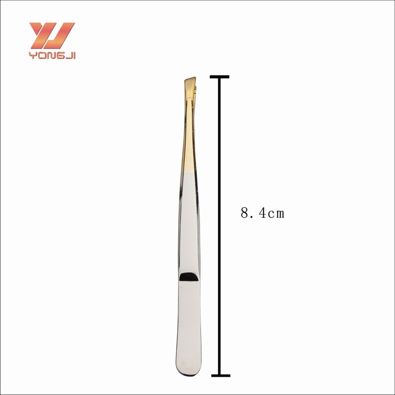 Eyebrow Tweezers Manufacturer - Factory Direct Selling Gold Tweezers Eyebrow Beauty Makeup Tool